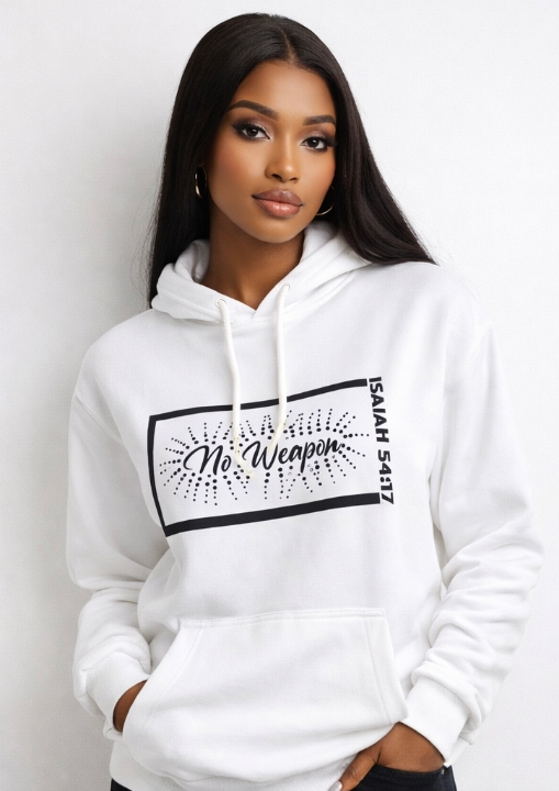 Isaiah 54:17 No Weapon Formed™ Faith Streetwear Women's Hoodie Collection