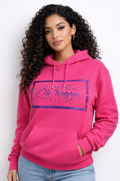 Isaiah 54:17 No Weapon Formed™ Faith Streetwear Women's Hoodie Collection