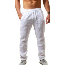 2019 Men Cotton and Linen Trousers Linho Verao Calcas Dos Homens Com Cordao Loose PantsCotton and  Men Solids Harem PANTS m-3XL