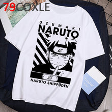Naruto Fashion Japanese Anime T Shirt Men Sasuke Funny Cartoon T-shirt Casual Cool Streetwear Tshirt Couple Hip Hop Top Tee Male