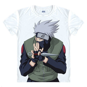 Coolprint Anime Shirt Ninja NARUTO T-Shirts Multi-style Short Sleeve Kakashi Hatake Itachi Uchiha Cosplay Motivs Hentai Shirts